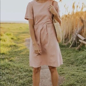 Roolee Dress: Rashida in Misty Rose ONLY WORN ONCE